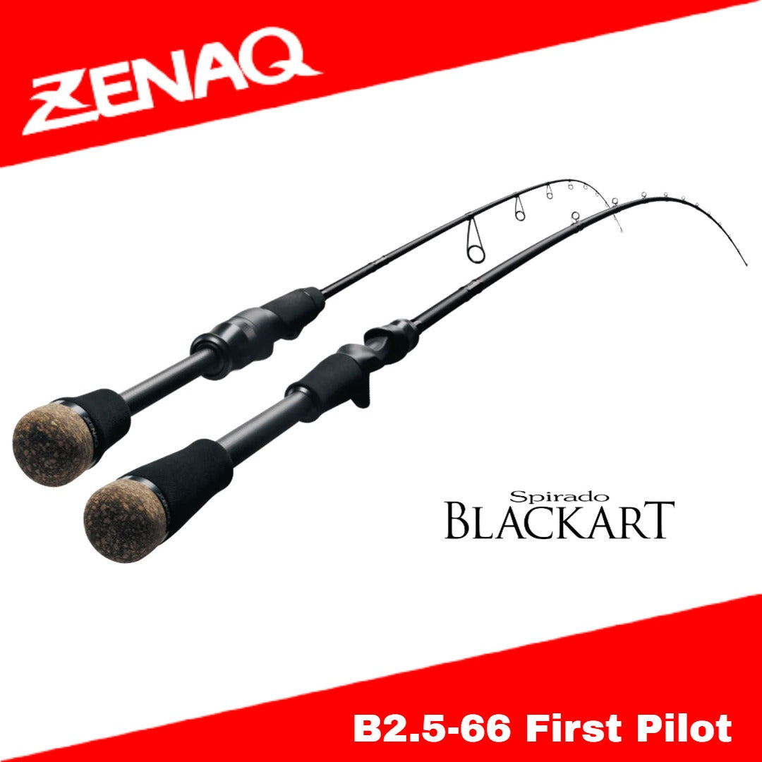 Zenaq Baitcasting Rod Spirado Blackart B2.5-66 First Pilot