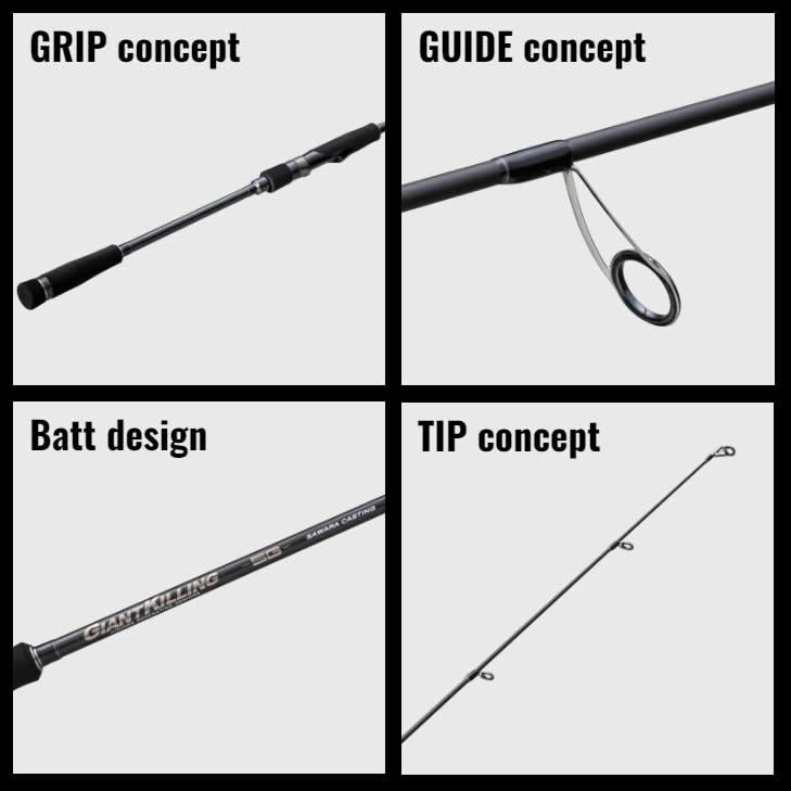 MajorCraft Spinning Rod Giant Killing 5G Sawara Casting GK5C-732M/SWR