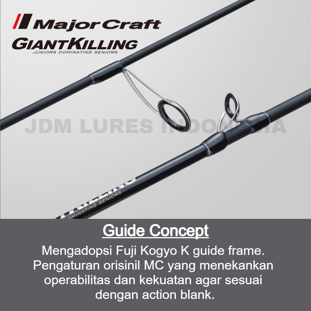 MajorCraft Spinning Rod Giant Killing 1G Light Jigging GK1LJ-S64UL