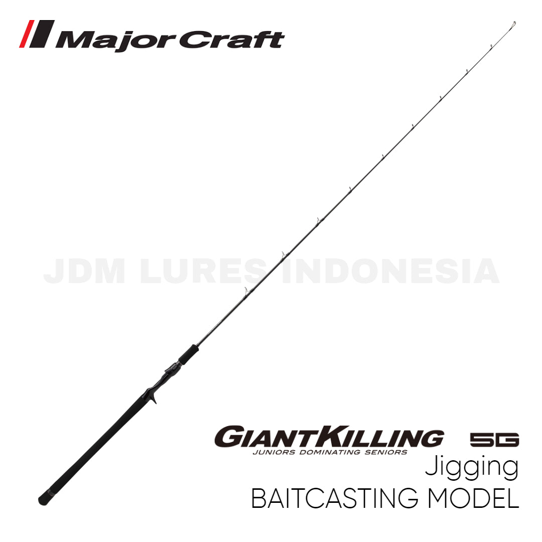 Joran pancing MajorCraft Baitcasting Giant Killing 5G Jigging GK5-B60M