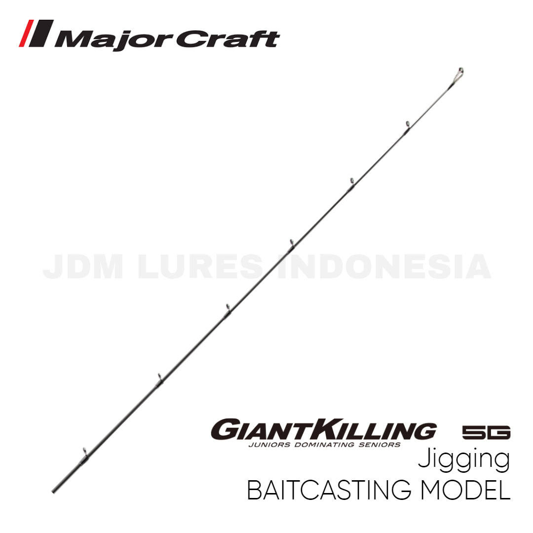 Joran pancing MajorCraft Baitcasting Giant Killing 5G Jigging GK5-B60M