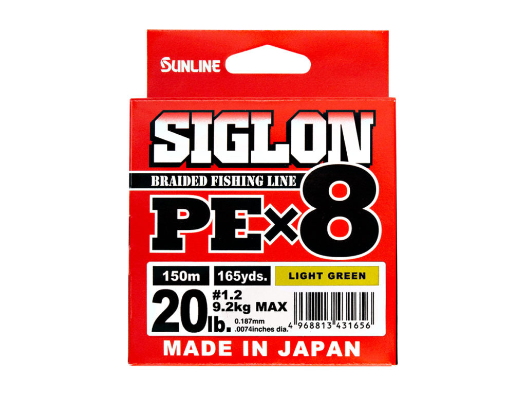 Tali Kepang PE Sunline Siglon X8 Hijau Muda 150m