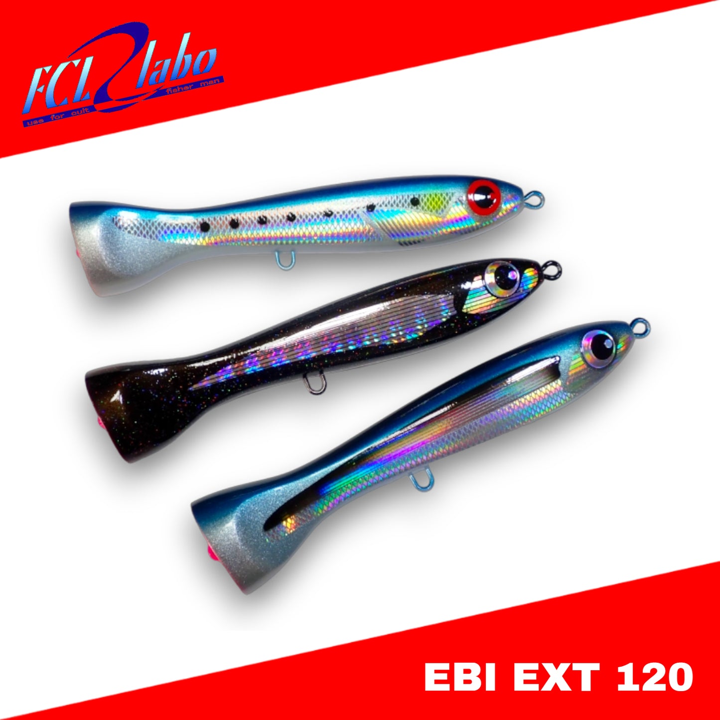 FCL Labo EBI EXT 120 Popper Apung 125g 225mm