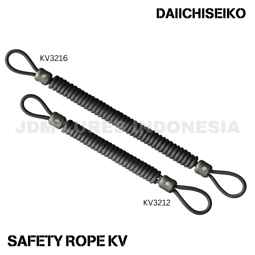 Karabiner Daiichi 33293 KV3212 yang dapat disesuaikan, 12cm, maks. 83cm (2932)