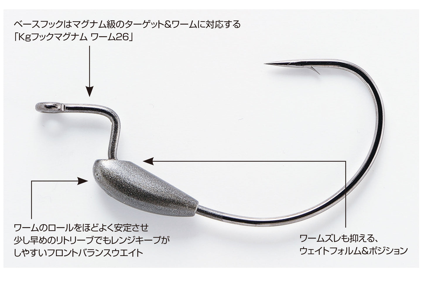 Decoy Worm 126 Weighted Magnum Worm Hook