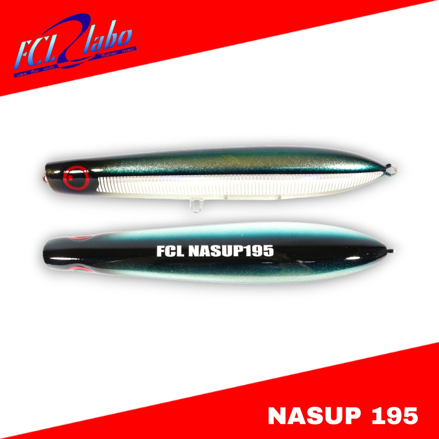 FCL Labo NASUP195 Floating Popper 91g 195mm