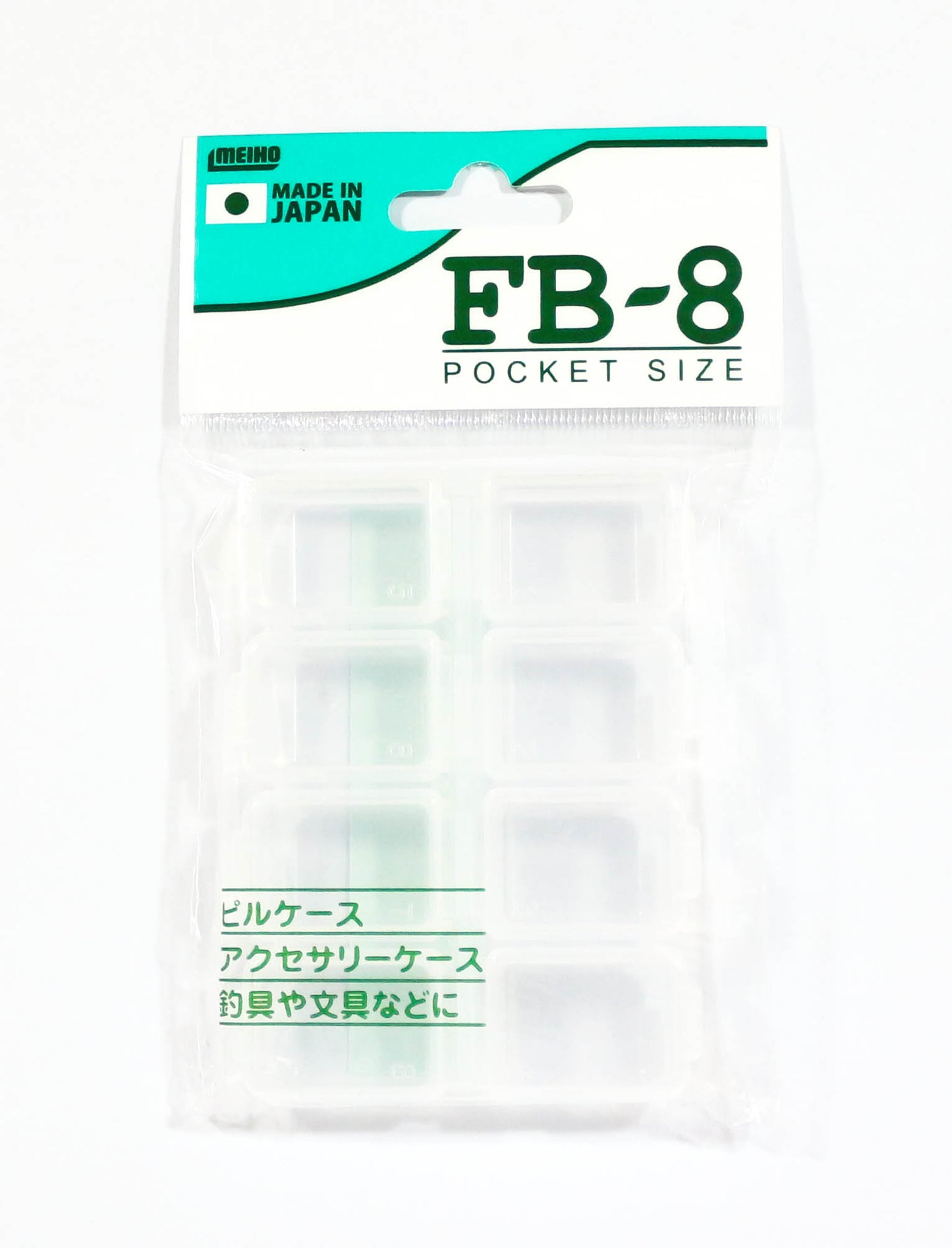 Meiho FB8 Akiokun Parts Case 86 x 64 x 13 mm Bening 0783