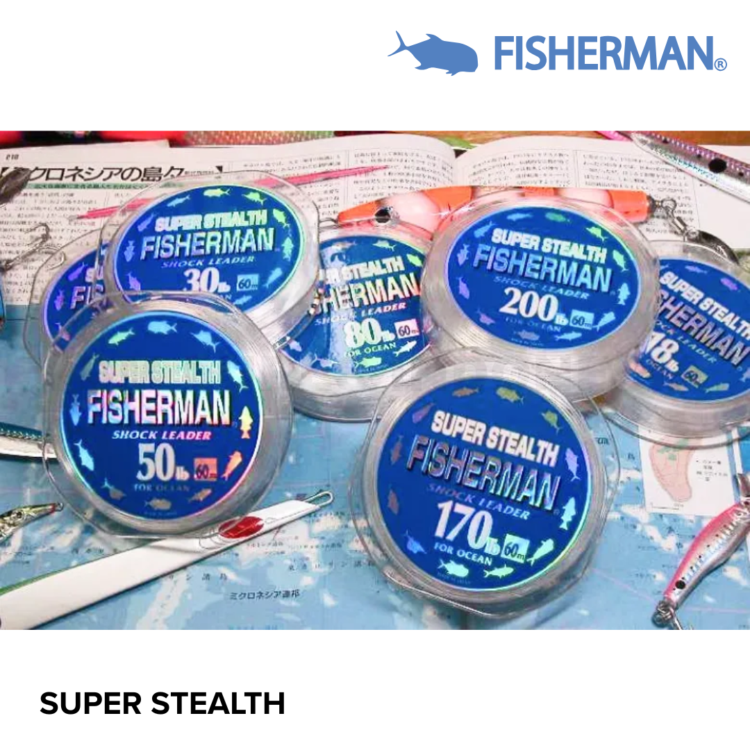 Tali Kekang Nilon Super Stealth Fisherman 60m