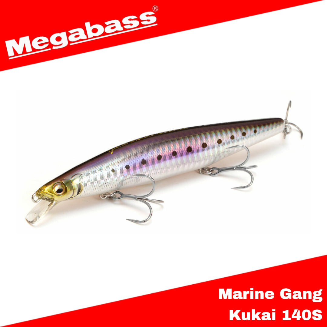 Umpan Tenggelam Megabass Marine Gang Kukai 140S 27g 140mm