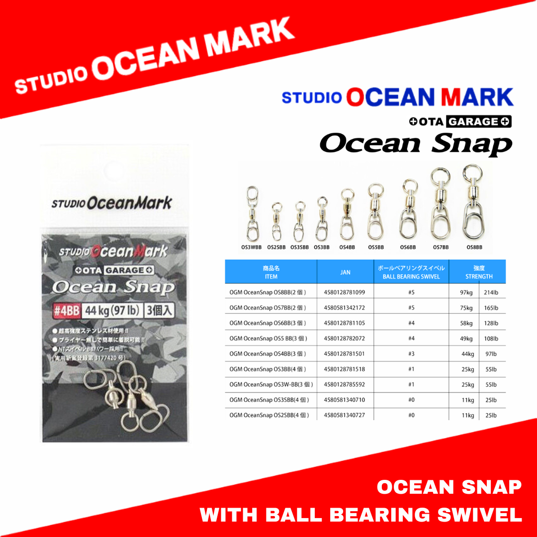 Studio Ocean Mark Ocean Snap With Ball Bearing Swivel