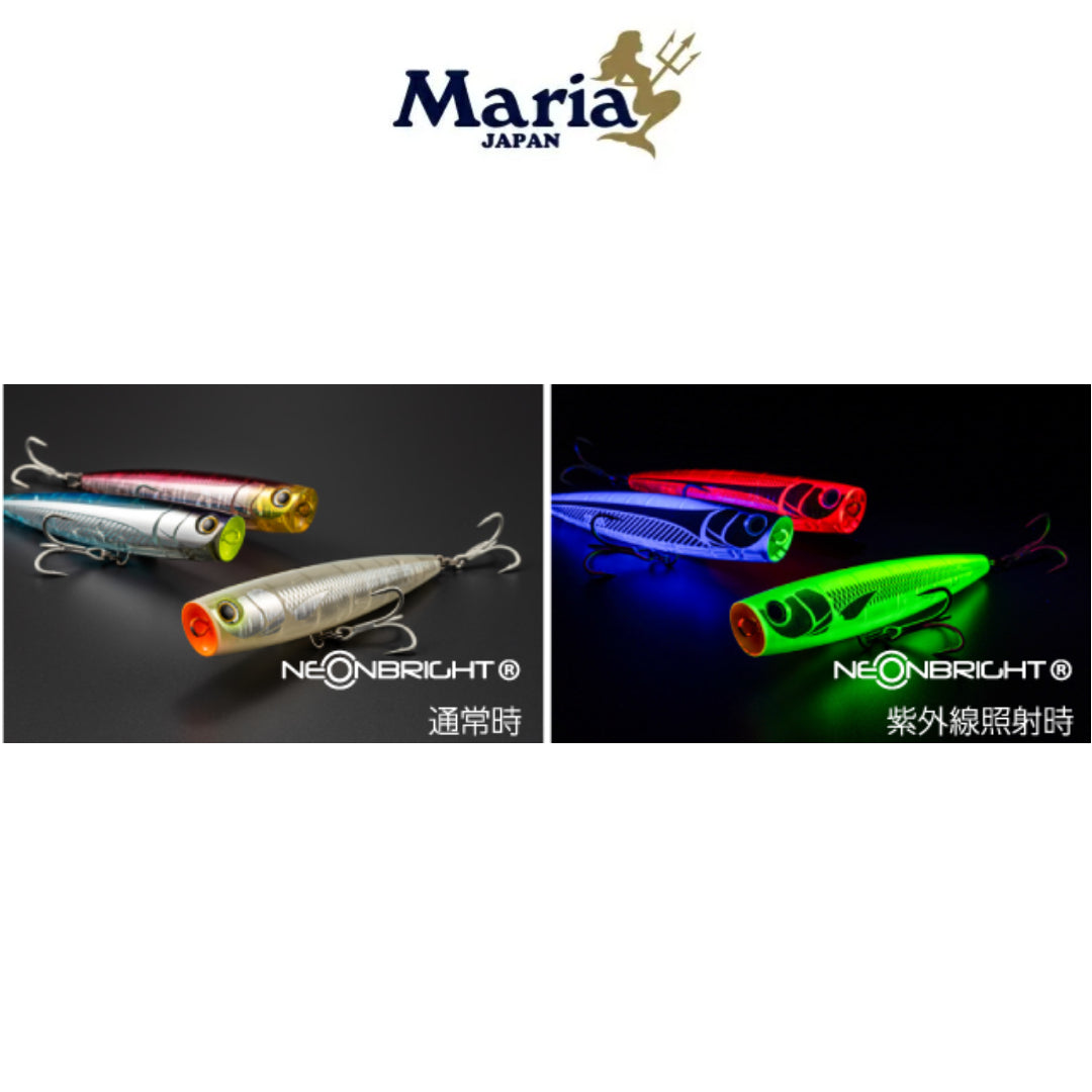 Maria Pop Queen F160 Neon Cerah Seri Terbatas Popper Terapung