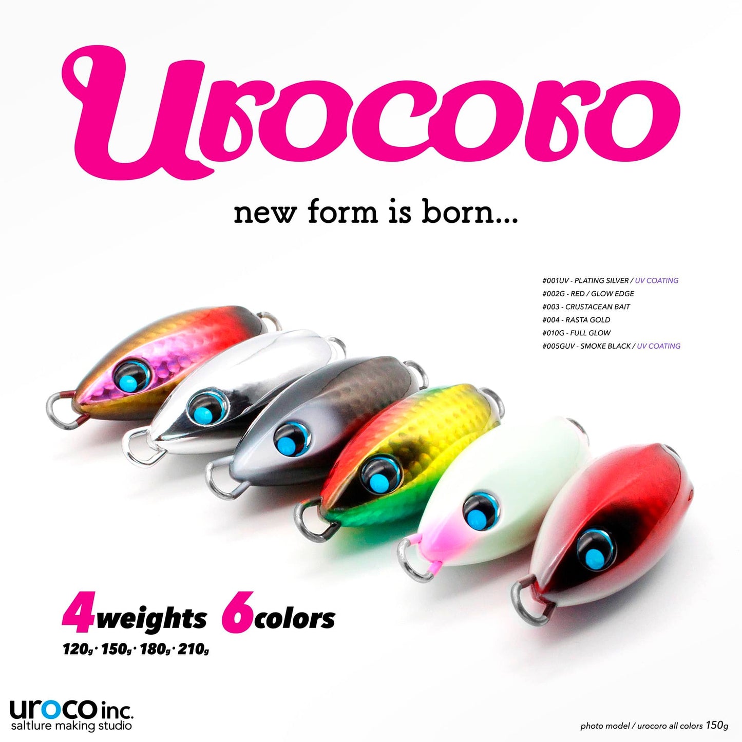 Uroco Jig Logam Asli Urocoro