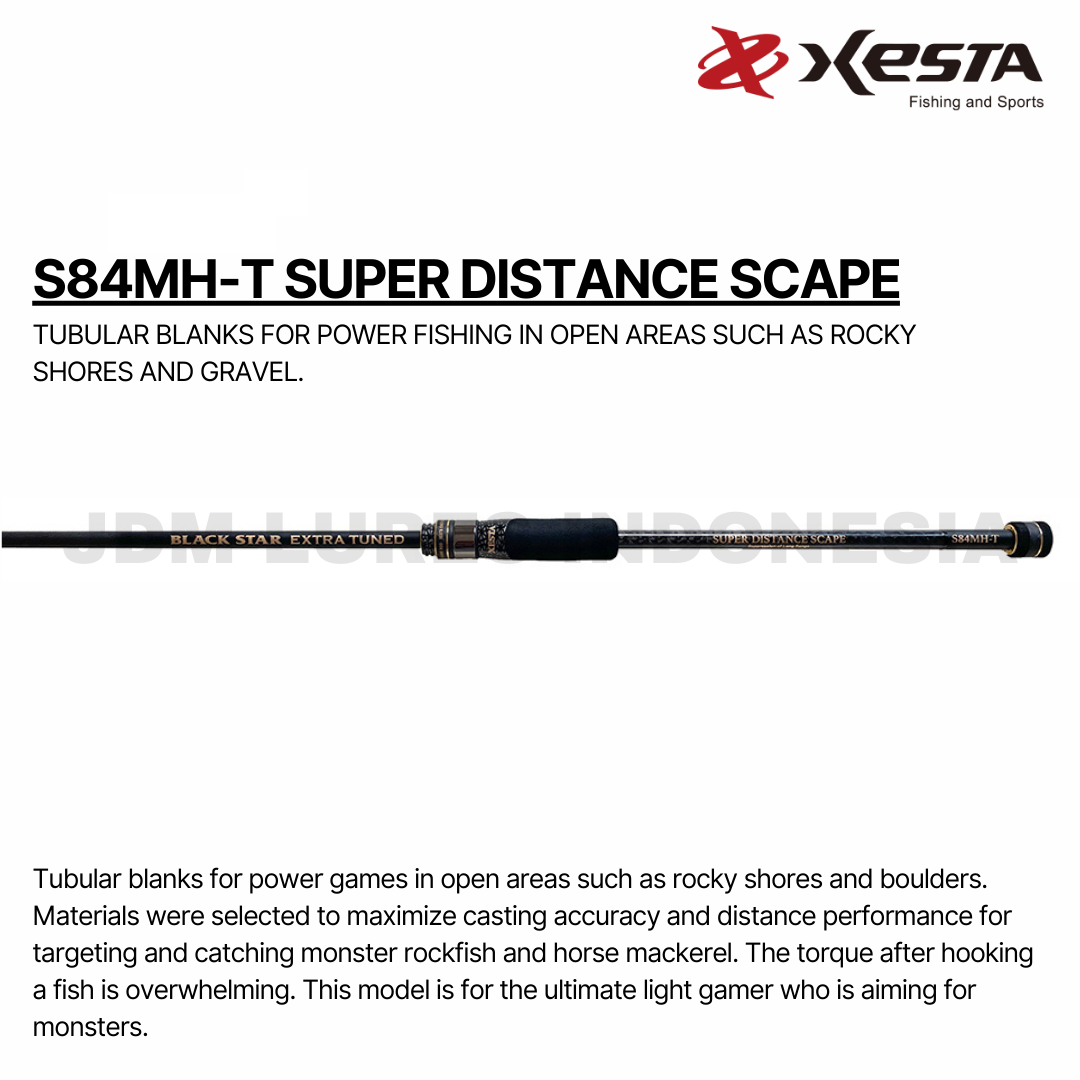 Xesta Black Star Extra Tuned S84MH-T Super Distance Scape