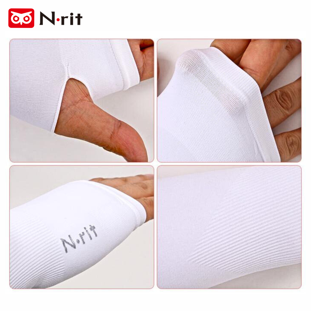 N-Rit Tube Nine Coolet Arm Sleeves UV Protection Fingerless Glove