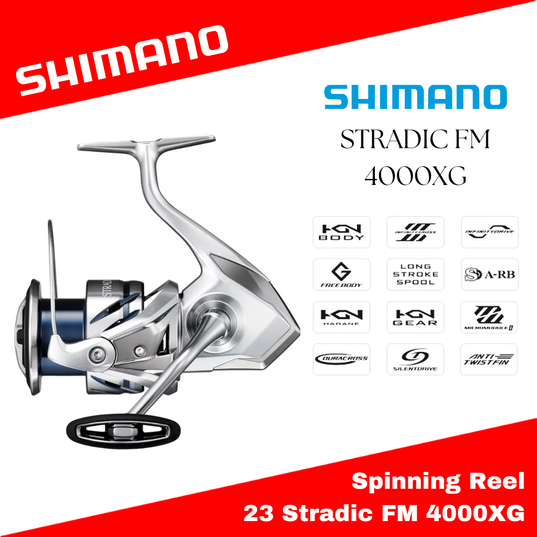 Shimano Spinning Reel 23 Stradic FM 4000XG