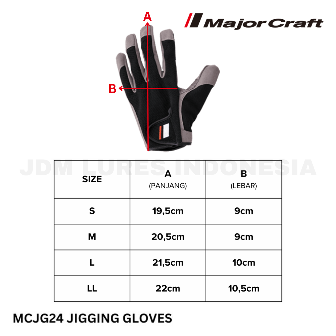 MajorCraft MCJG24 Jigging Gloves