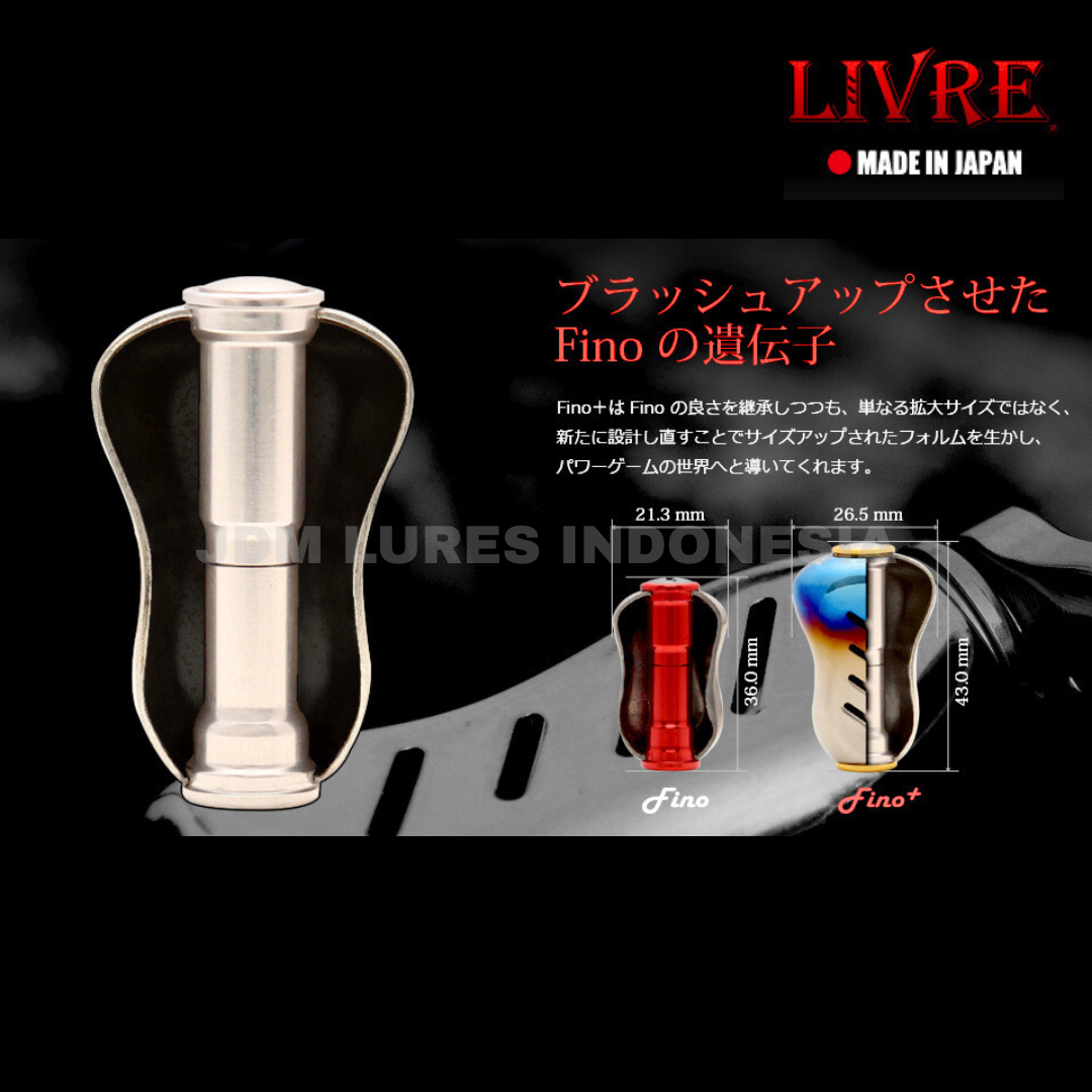 Livre Knob Reel Custom - Fino Plus