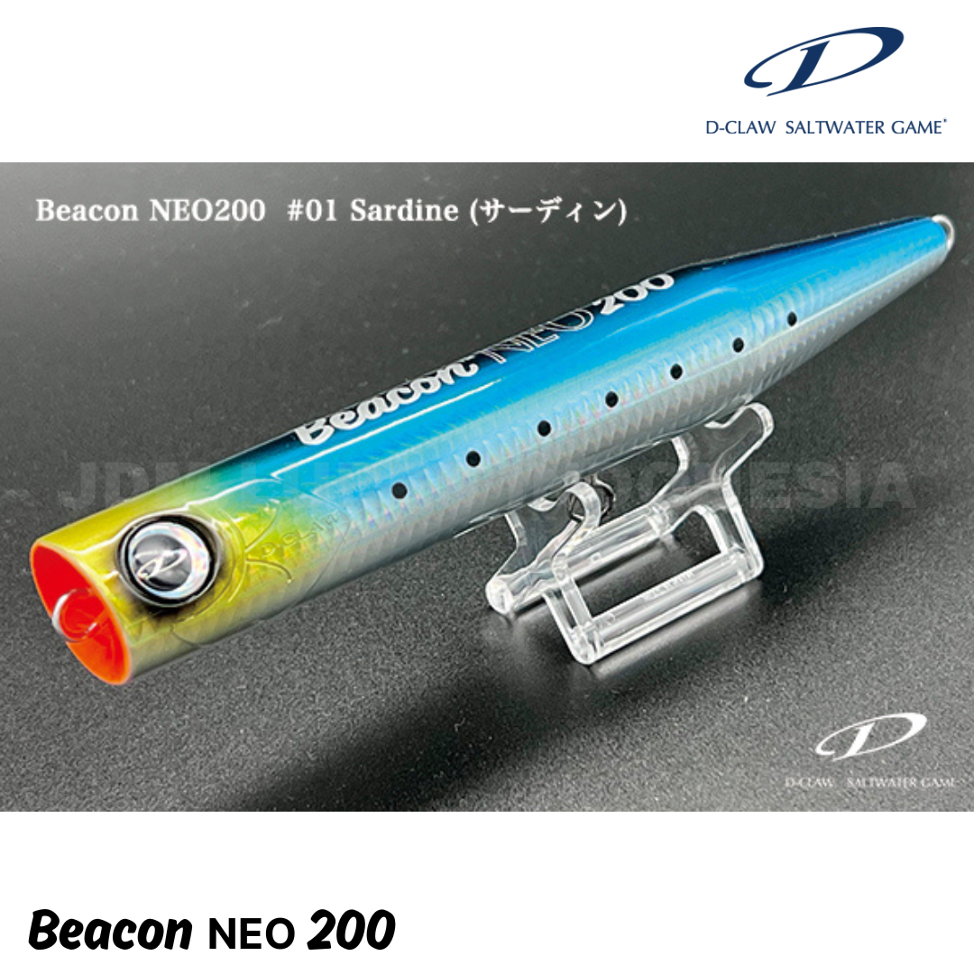D-Claw Beacon NEO 200 Floating Full Tungsten Weight 75g 200mm