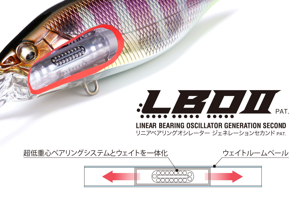 Megabass Deep-X 100 LBO Floating Crank Bait Lure 10g 59mm