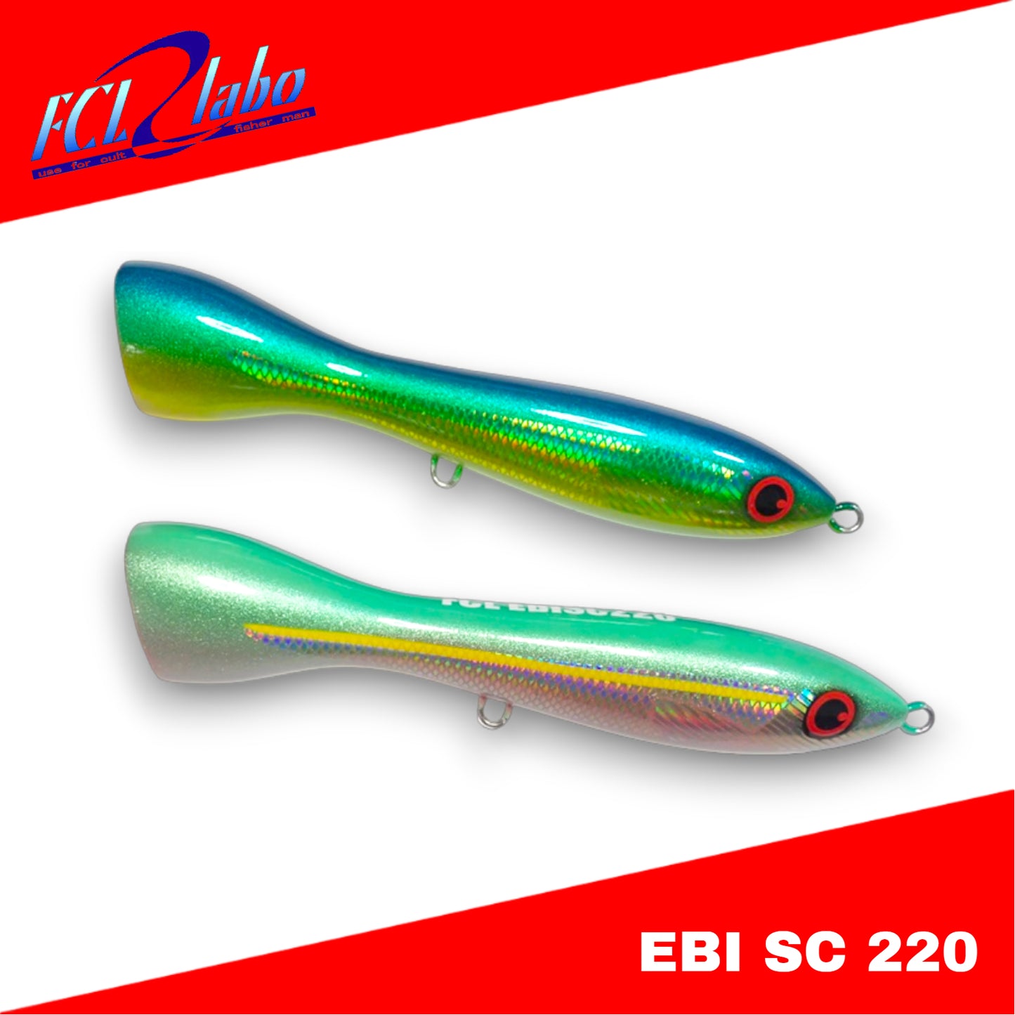 FCL Labo EBI SC 220 Floating Popper 102g 220mm