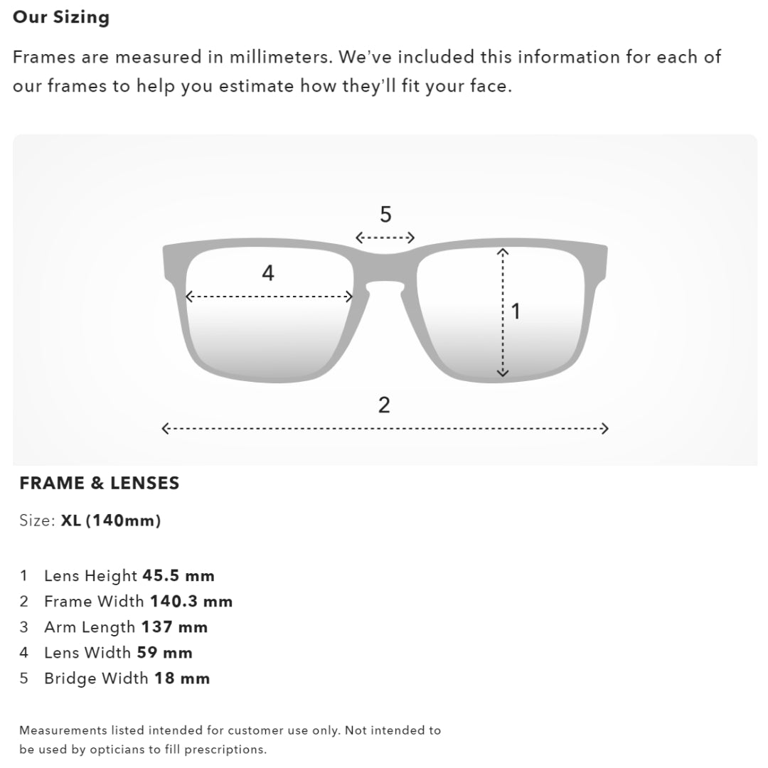 Kacamata Oakley Polarized Holbrook (XL) High Bridge Fit