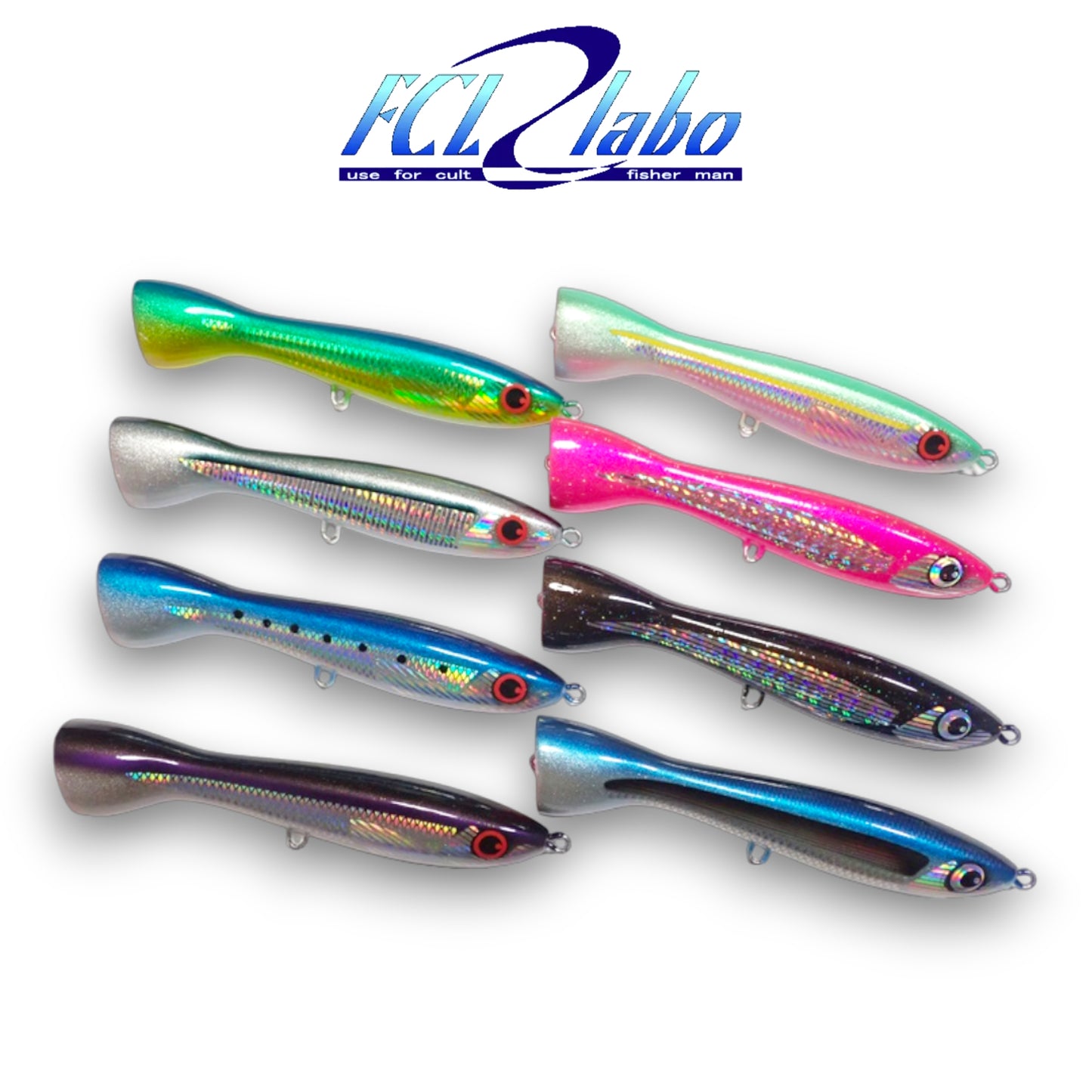 FCL Labo EBI POP 120 Floating Popper 130g 250mm