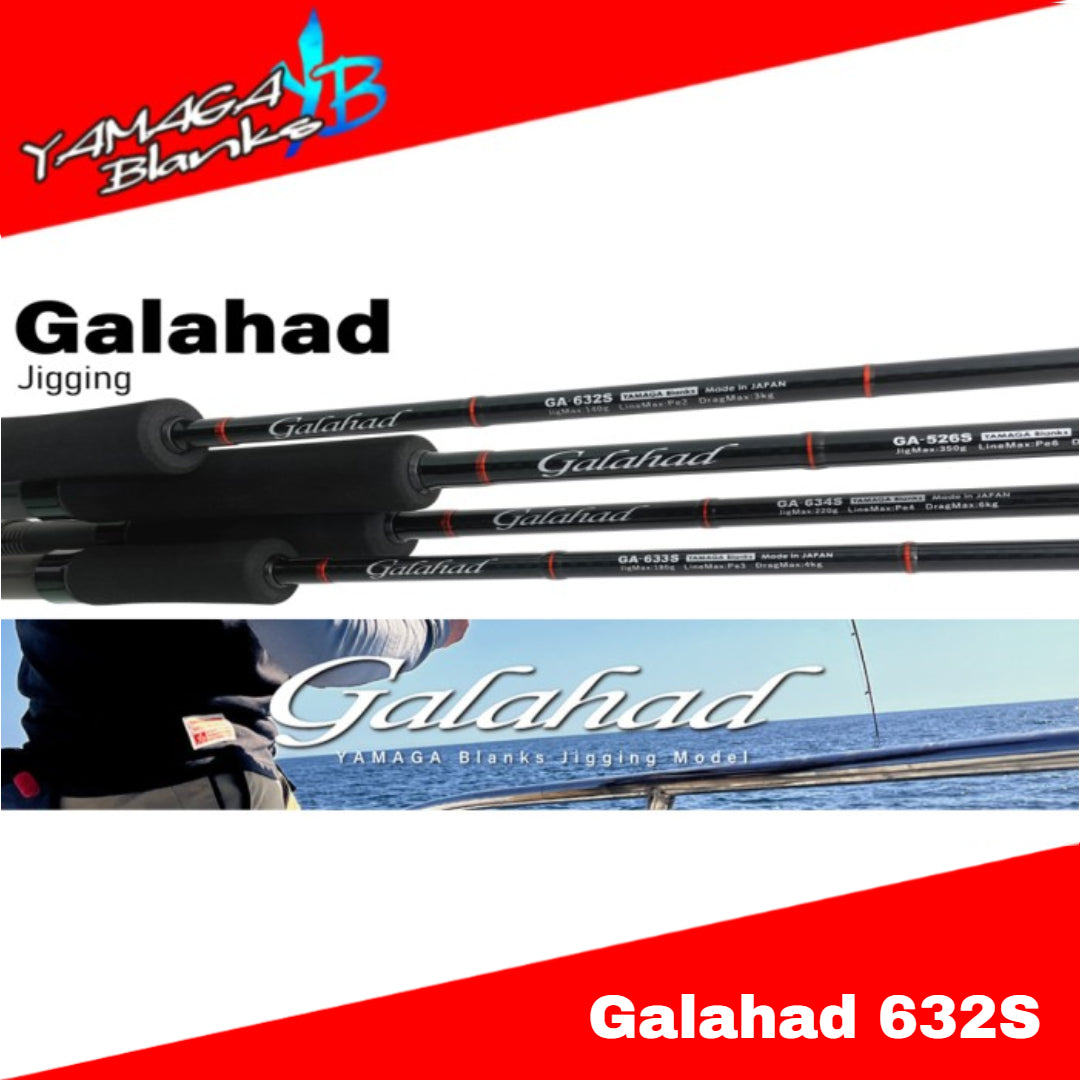 Joran Pancing Yamaga Blanks Spinning Rod Galahad 632S