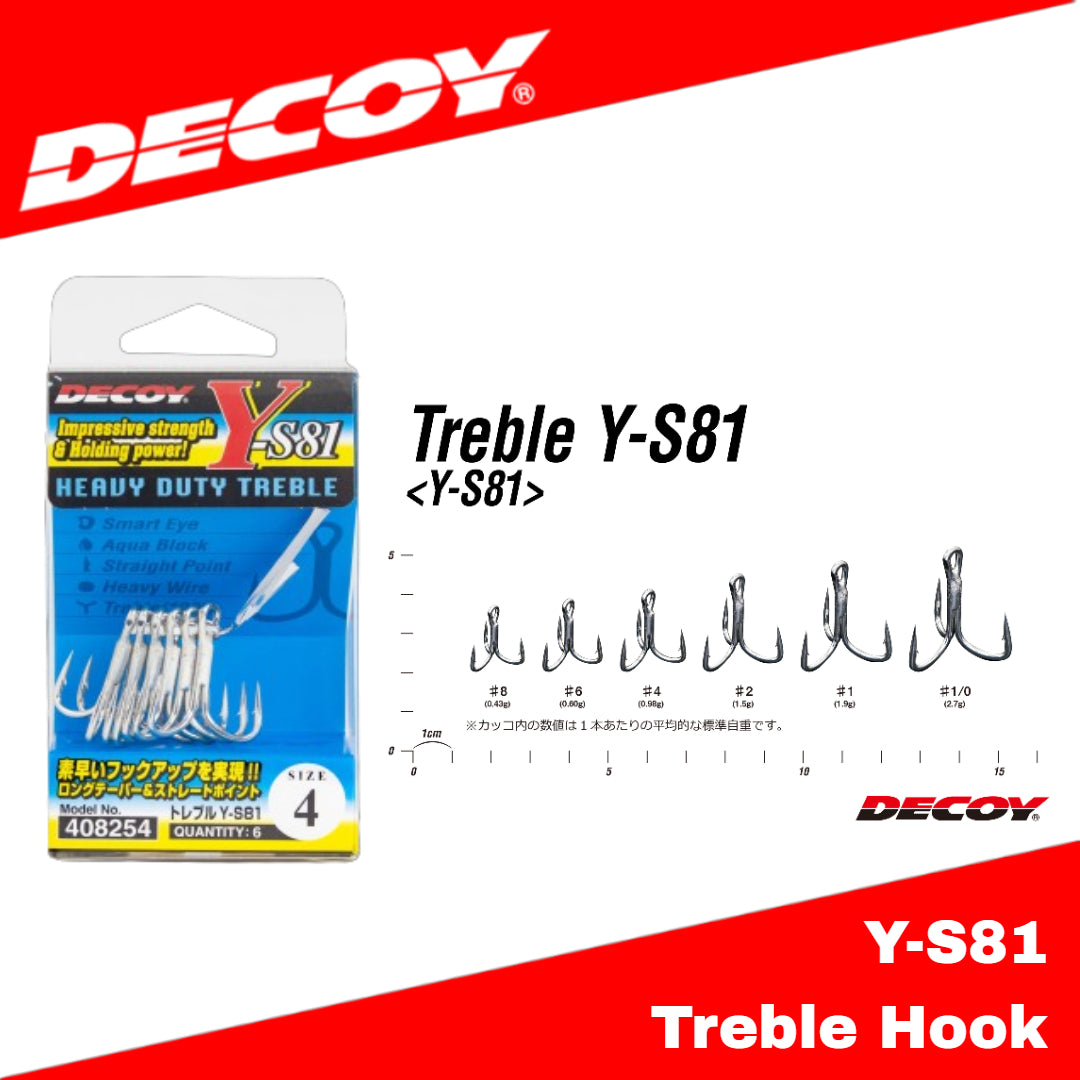 Umpan Y-S81 Kail Treble Kail Treble Tugas Berat