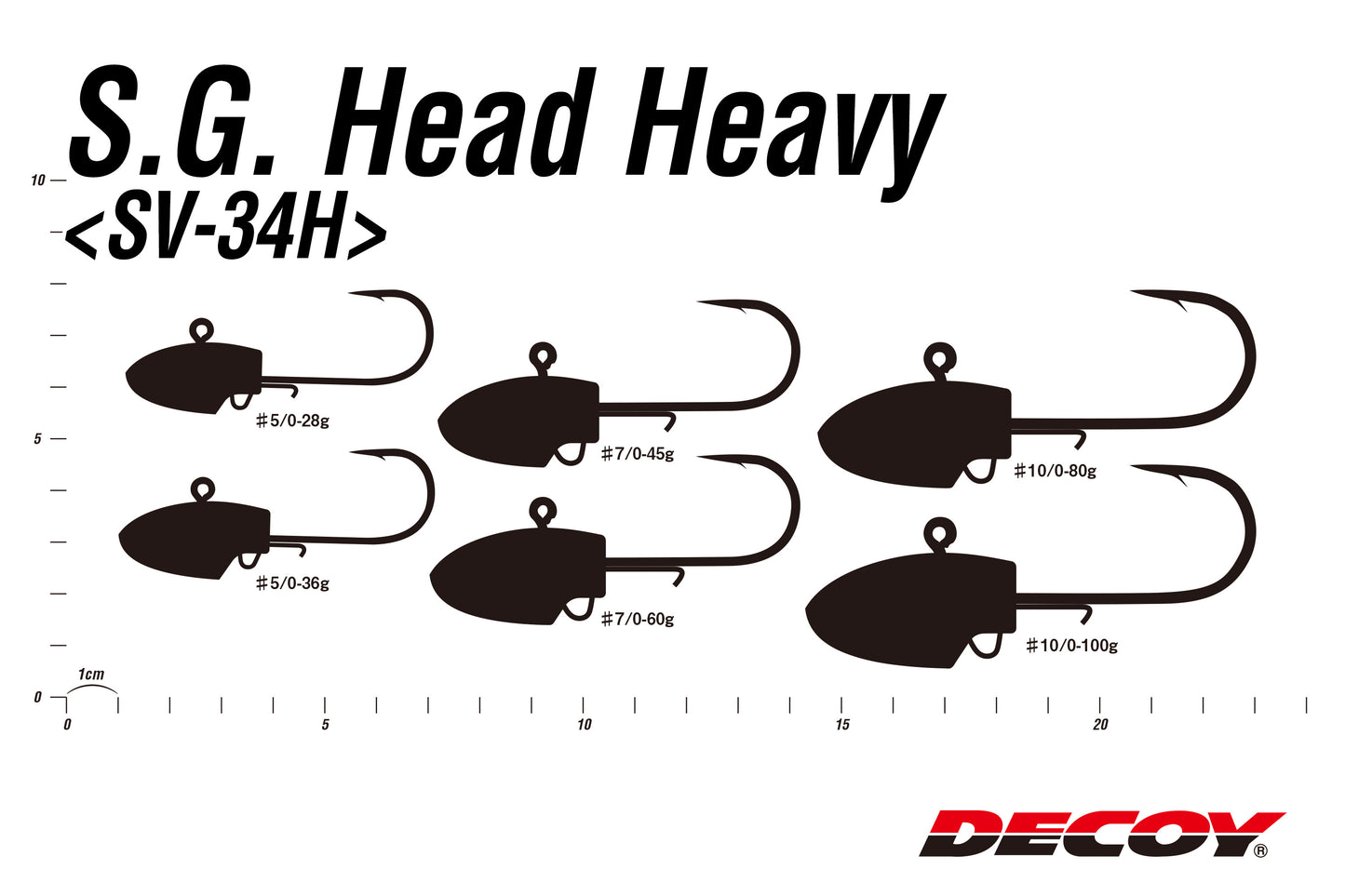 Umpan SV-34H Jig Head SG Head Berat