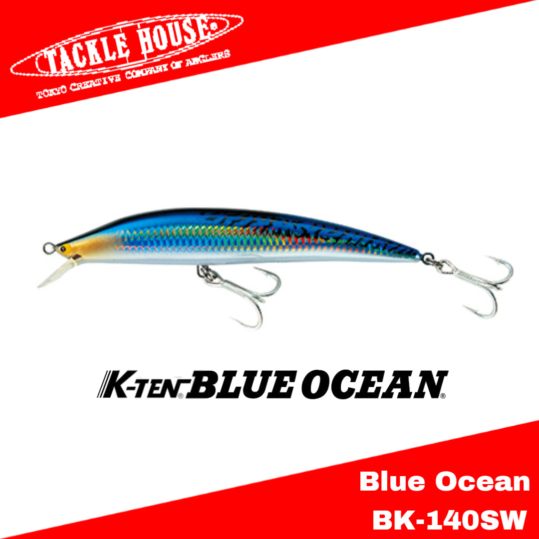 Umpan Pancing Tenggelam K-Ten Blue Ocean BK-140SW 140mm 51gr dari Tackle House
