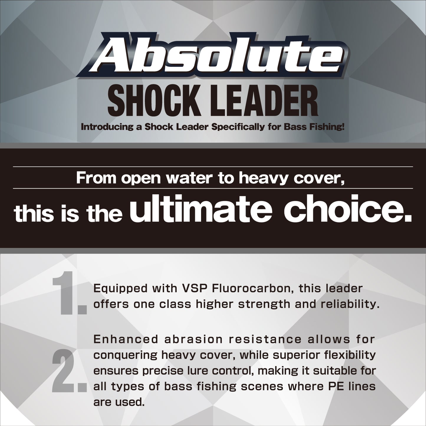 Varivas Absolute Shock Leader VSP Fluorocarbon