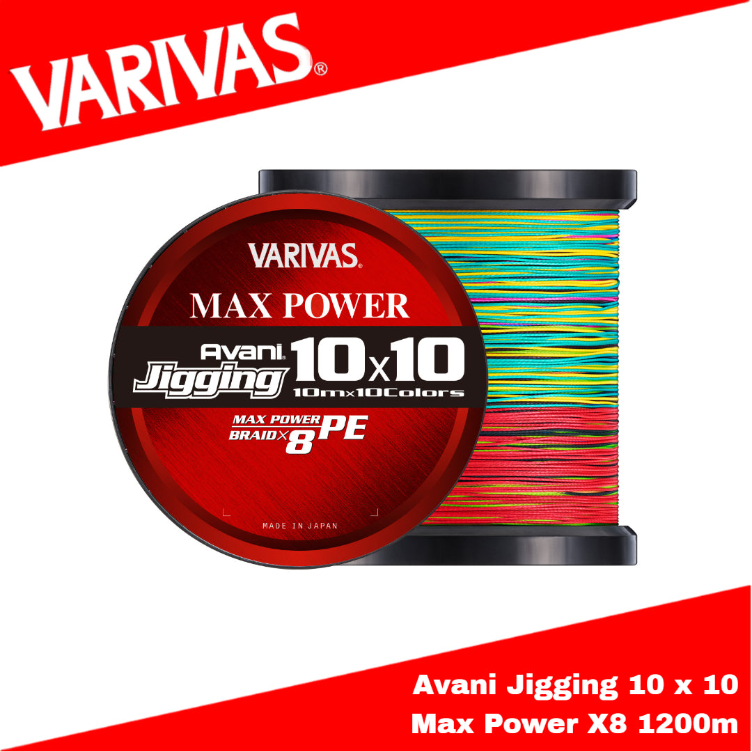 Tali Pancing Varivas PE Avani Jigging 10x10 Max Power X8 1200m
