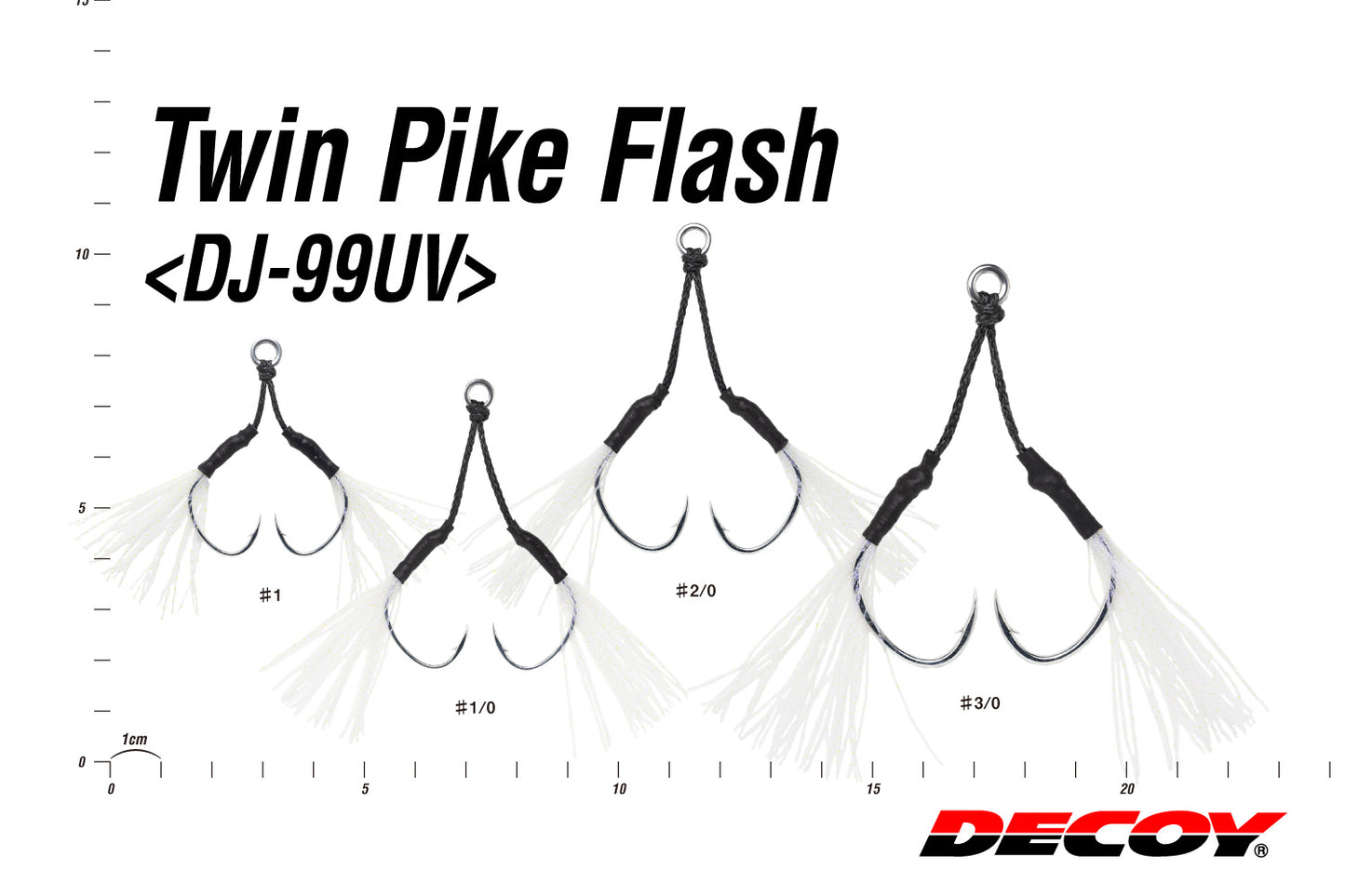 Decoy Assist Hook Twin Pike Flash DJ-99UV