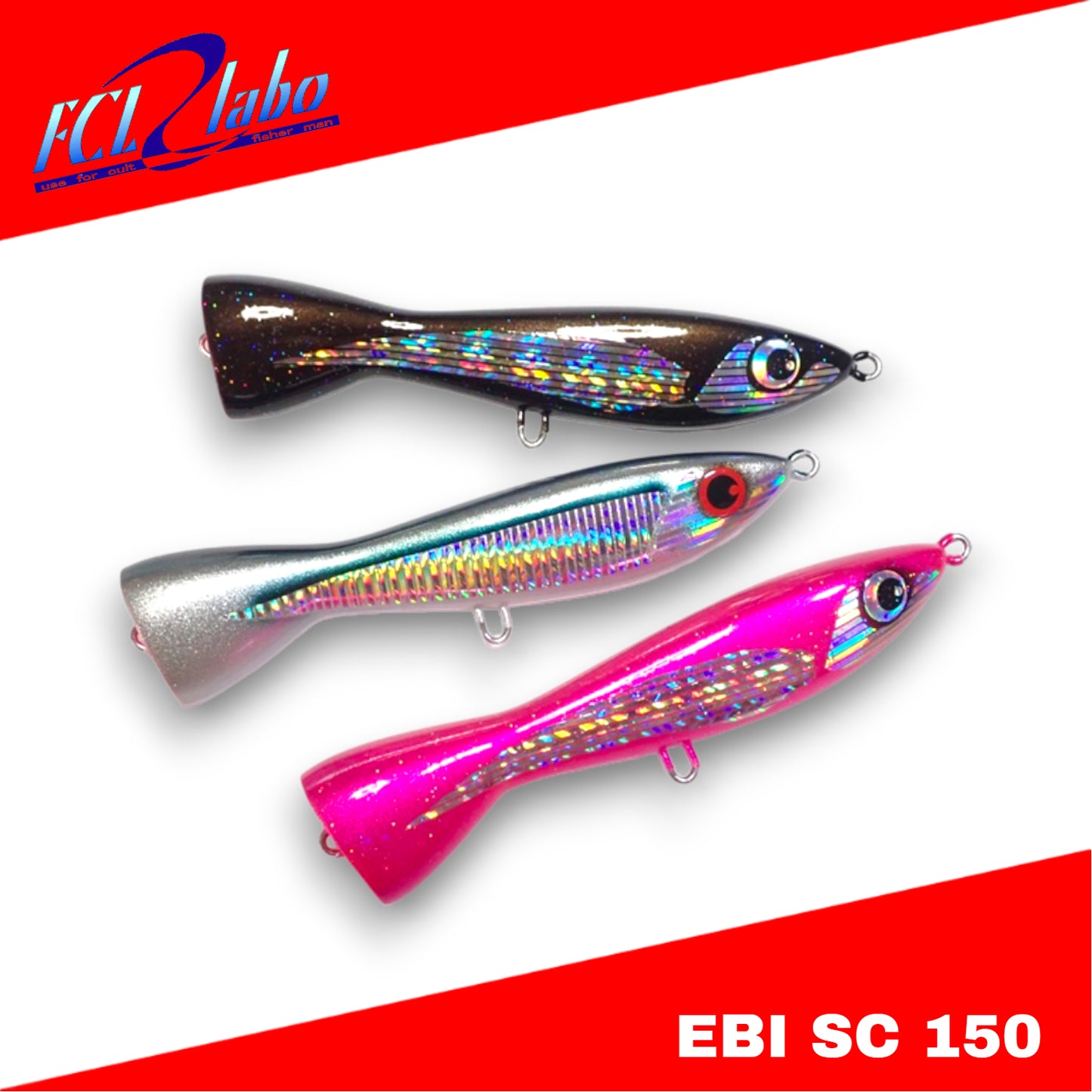FCL Labo EBI SC 150 Floating Popper 45g 150mm