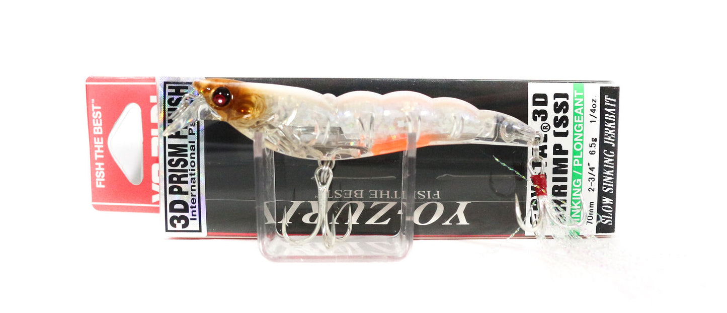 Yo Zuri 3D Crystal Shrimp 70 mm Sinking Lure R1161-HTS 2530