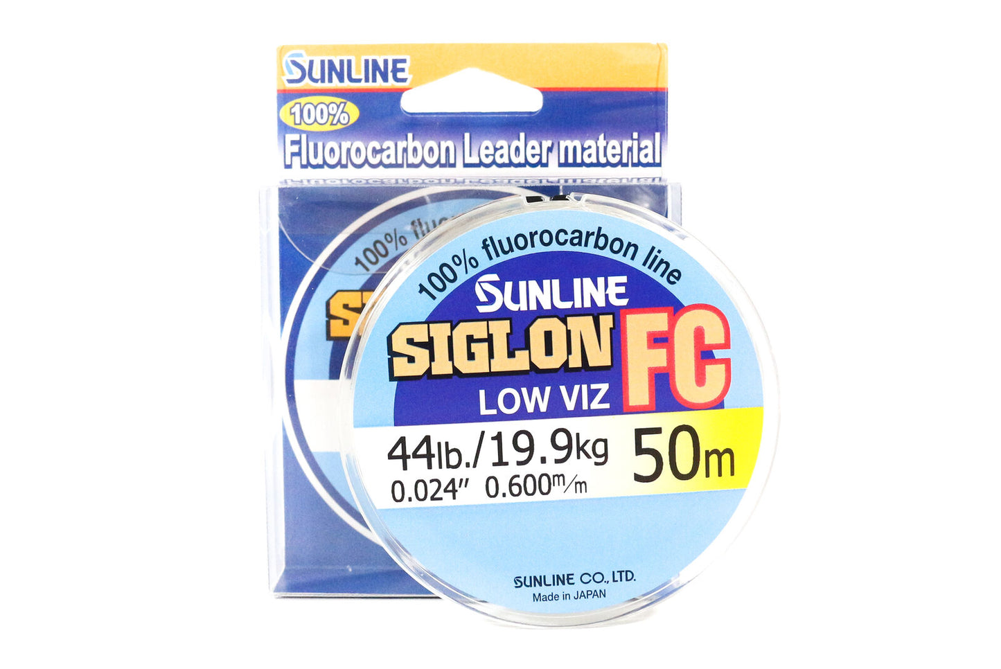Tali Senar Fluorokarbon Sunline Siglon FC 50m Diameter 44lb 0,6 mm (5952)