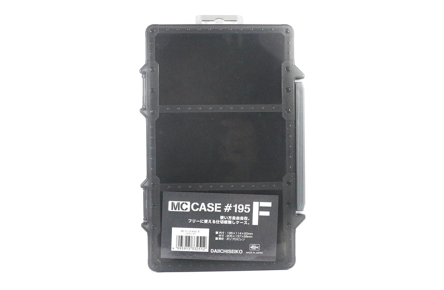 Daiichi 33251 MC Case 195F Kotak Gratis 195 x 114 x 20 mm Hitam (2512)