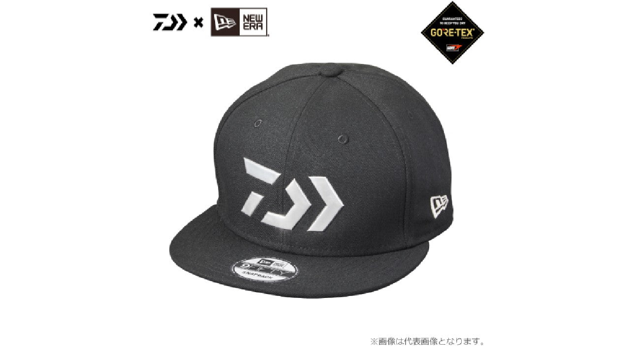 Kolaborasi sembilan pipa DAIWA Gore-Tex NEW ERA DC-1108N hitam gratis / tutup