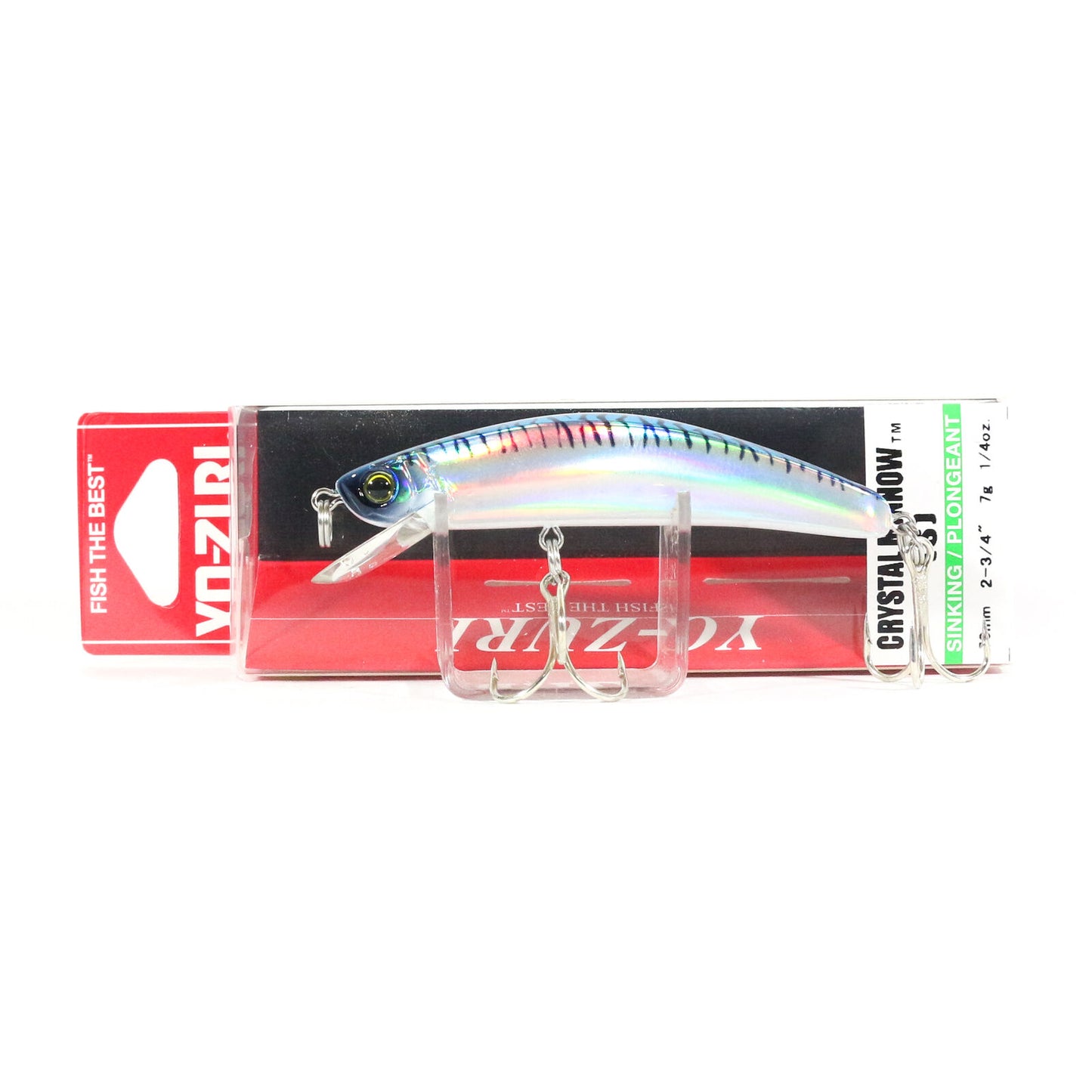 Yo Zuri Crystal Minnow S 70 mm Sinking Lure R835-C24 (2080)