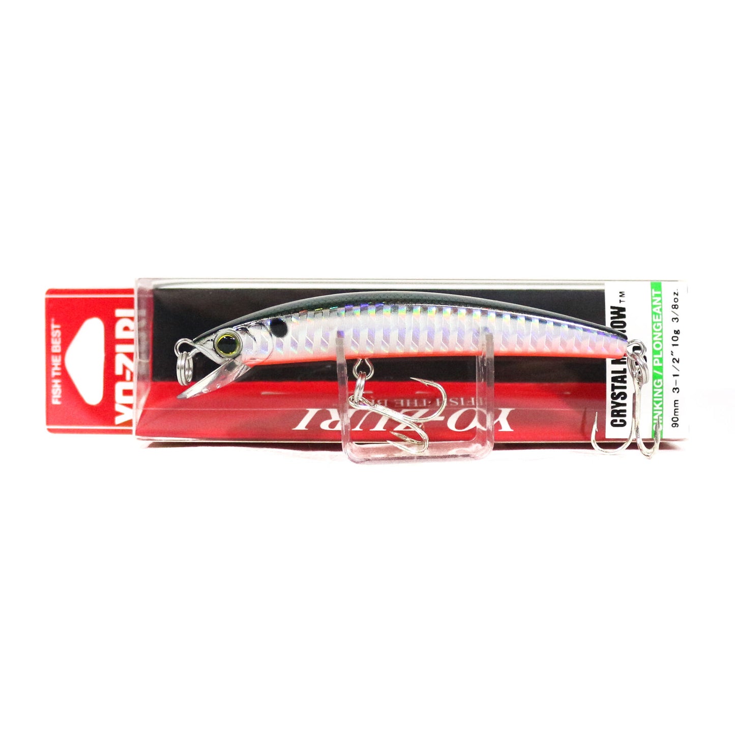 Yo Zuri Crystal Minnow S 90 mm Sinking Lure F9-GHGT (4699)