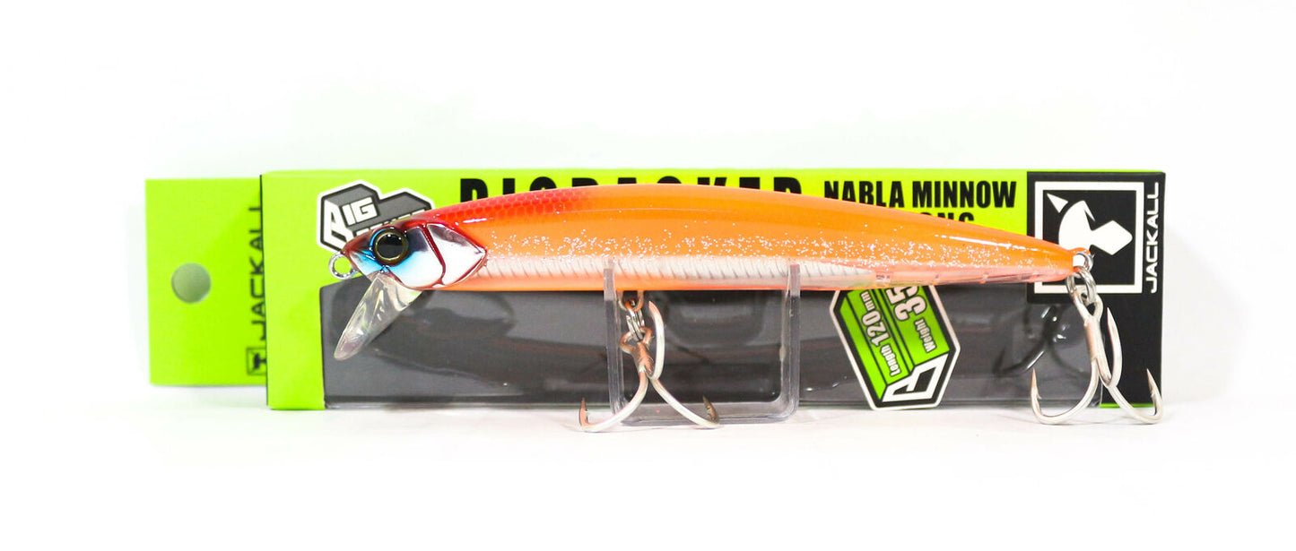Umpan Pancing Jackall Big Backer Nabla Minnow 120SL Tenggelam 35 gram Sago Spark (0015)