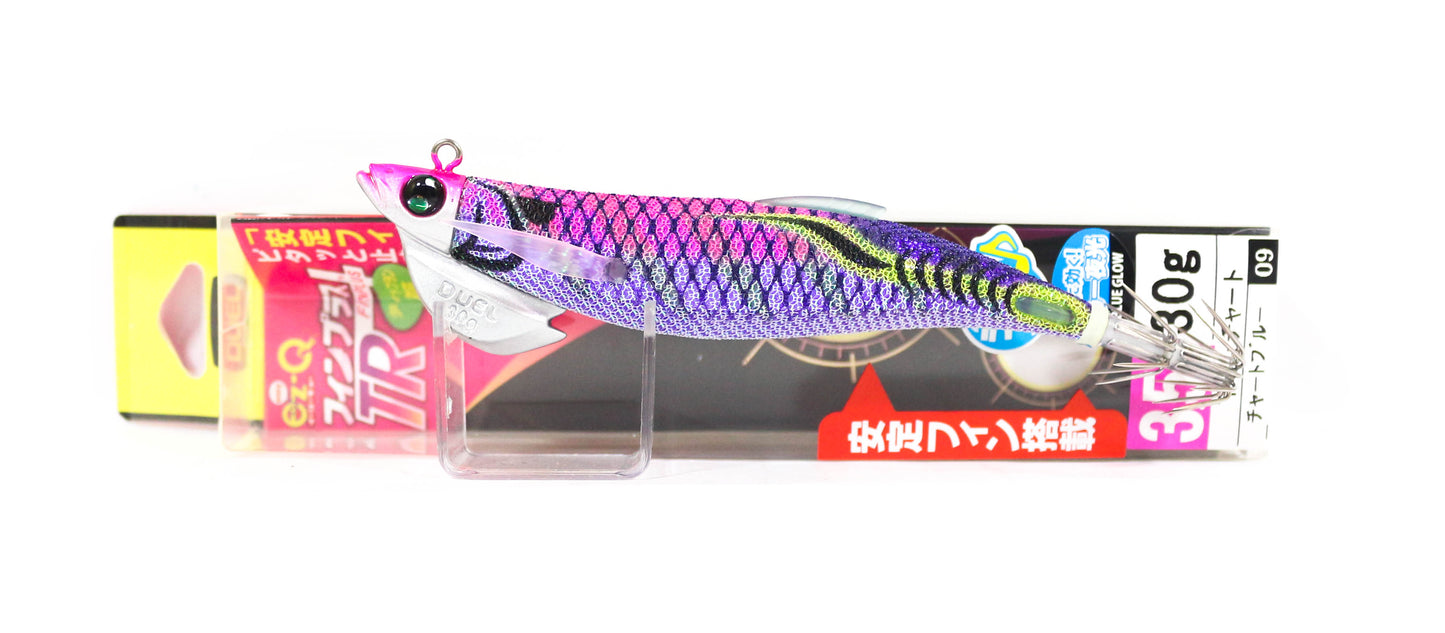 Yo Zuri Duel EZ-Q Fin Plus TR Rattle Squid Lure 3.5 30 grams A1745-BLPU (3864)