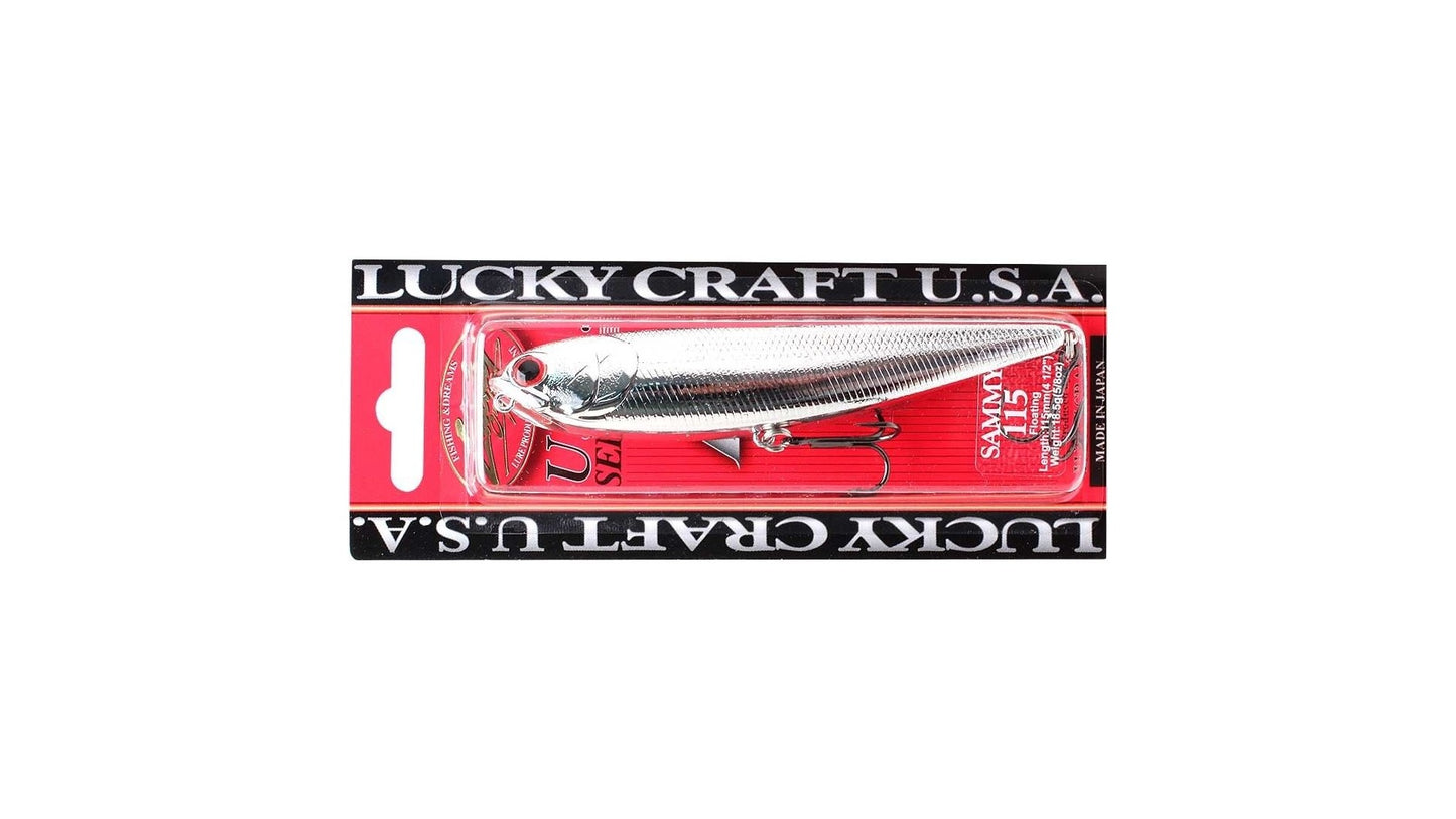 Kerajinan Lucky Sammy 115 F Chrome 0747