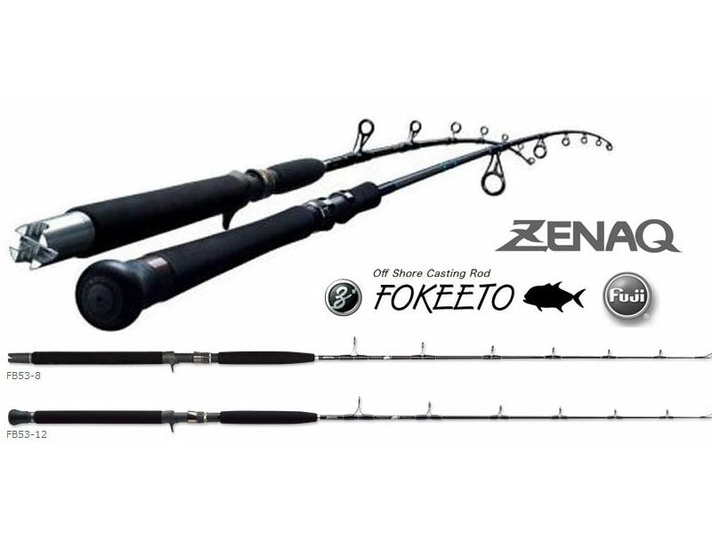 Zenaq Baitcasting Rod Fokeeto FB53-12 Jigging