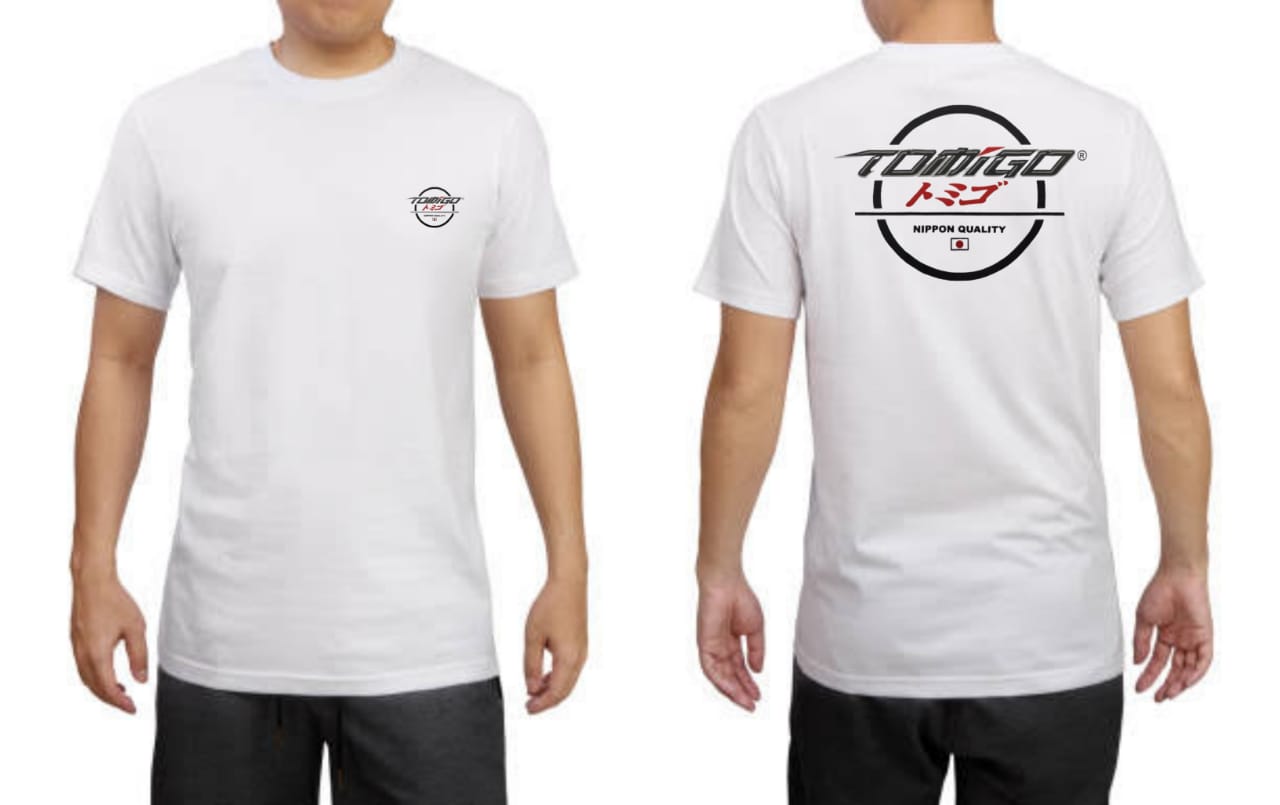 Kaos Tomigo Lures Putih - XL