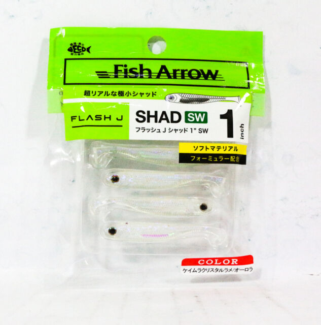 Umpan Pancing Ikan Lembut Flash J Shad SW 1 Inci 5 Buah per Bungkus 154 - 4781