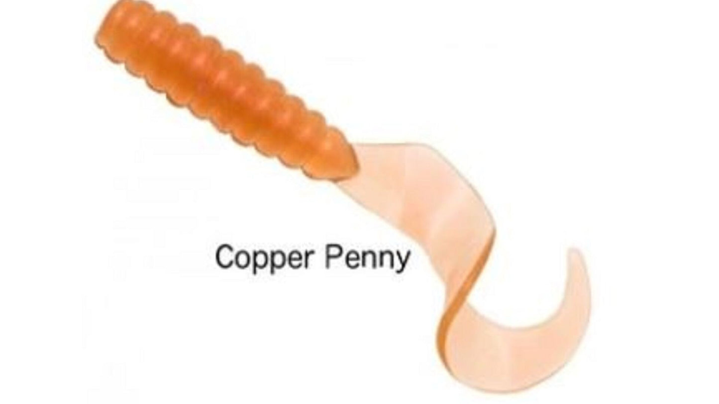 Umpan Pancing Lunak Zman GrubZ 2 Inch 8 perCopper Penny (3342)