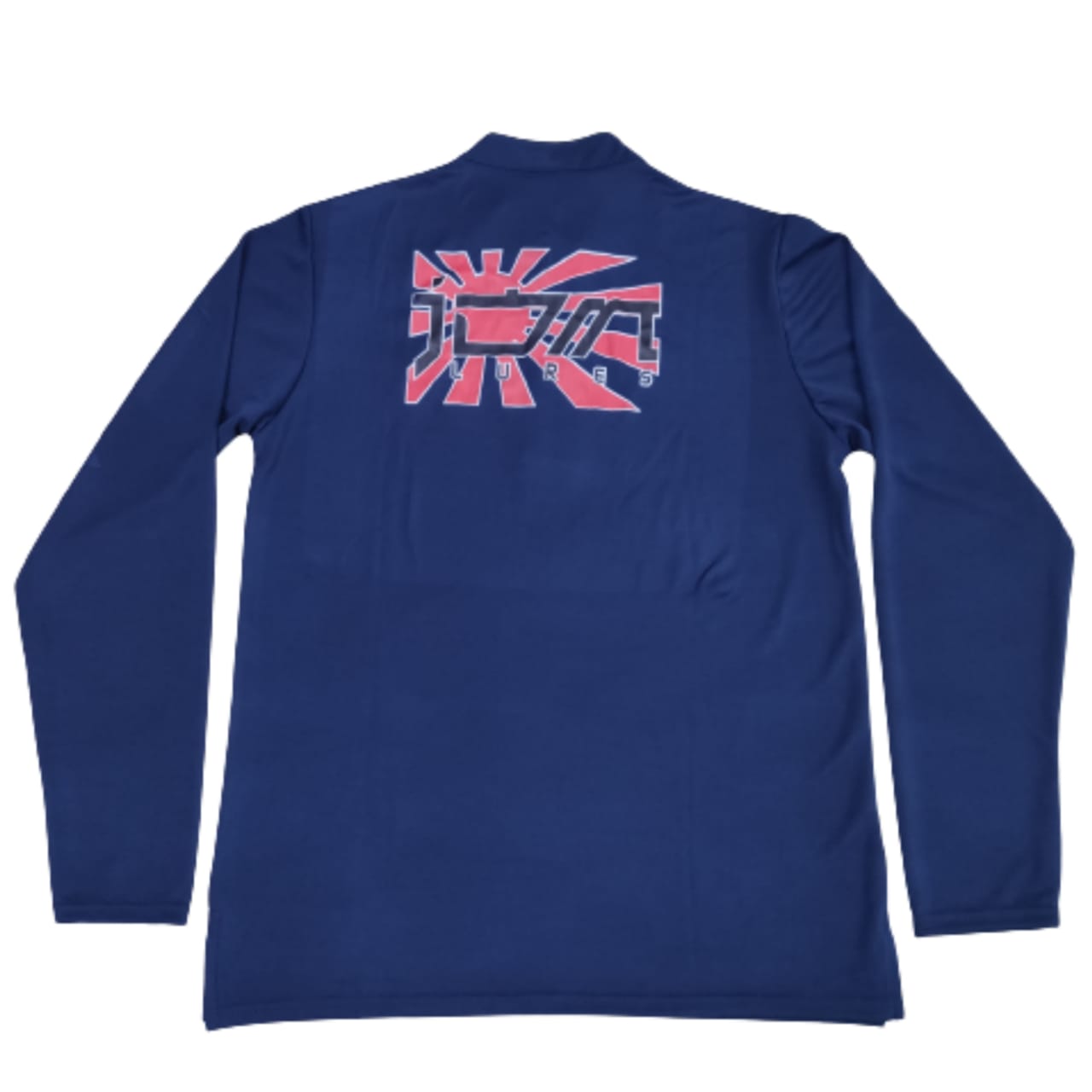 Kaos JDM DryFit Lengan Panjang Navy Ukuran 3L (XXL)
