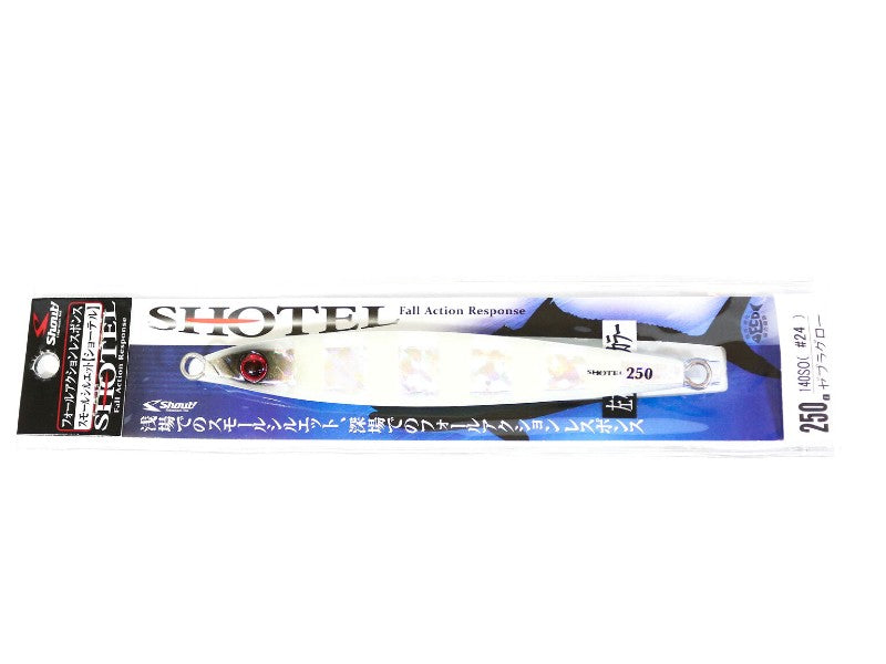 Shout Metal Jig Shotel 250g Zebra Glow Pearl White 58 (4480)