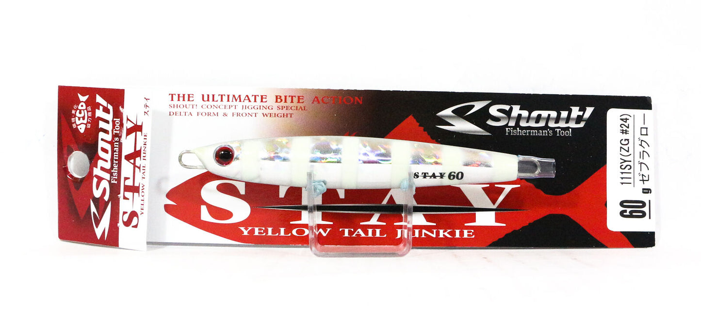 Shout 111-SY Metal Jig Stay 60 grams ZG (2557)